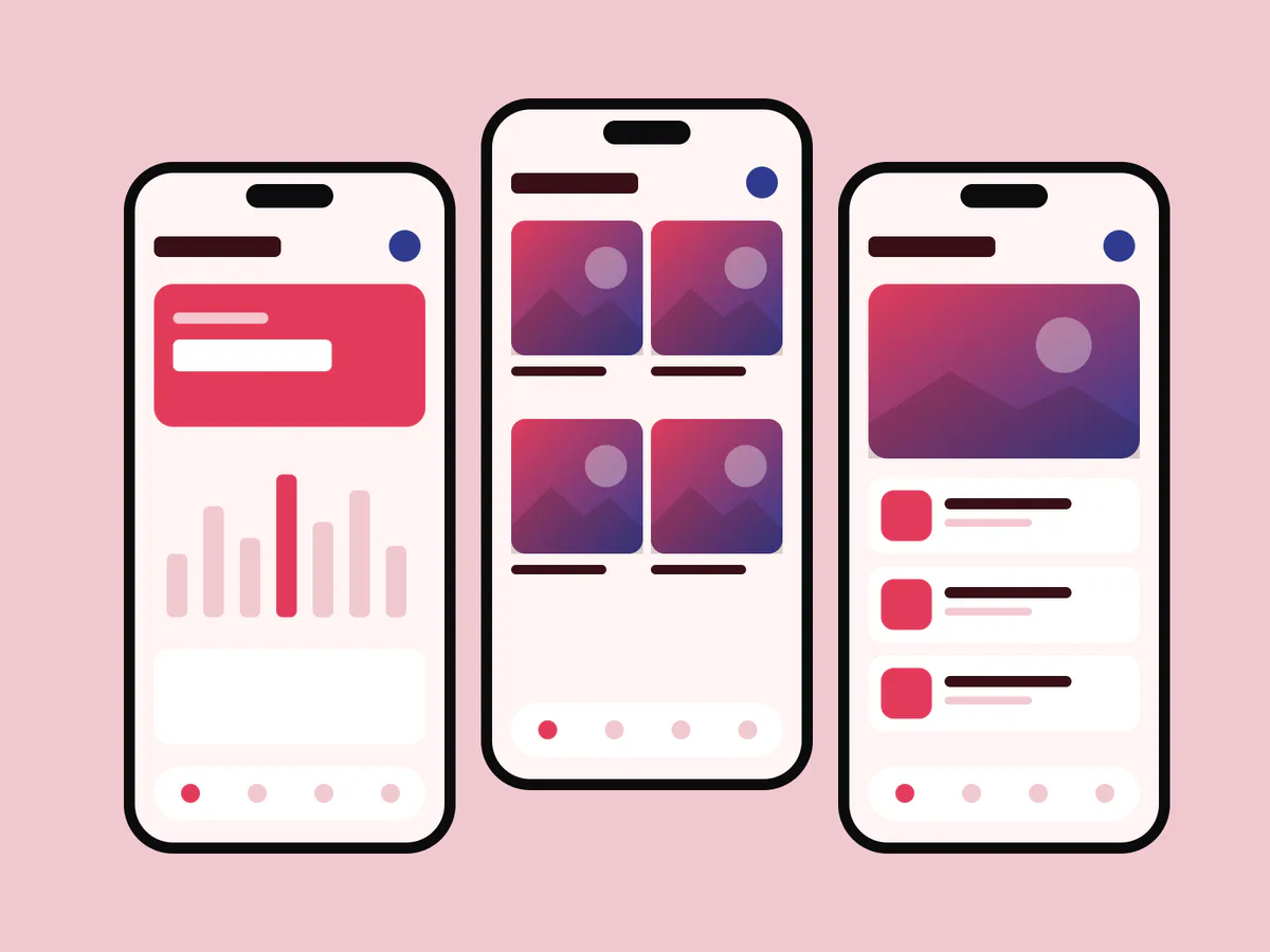 Mint Wallet screens